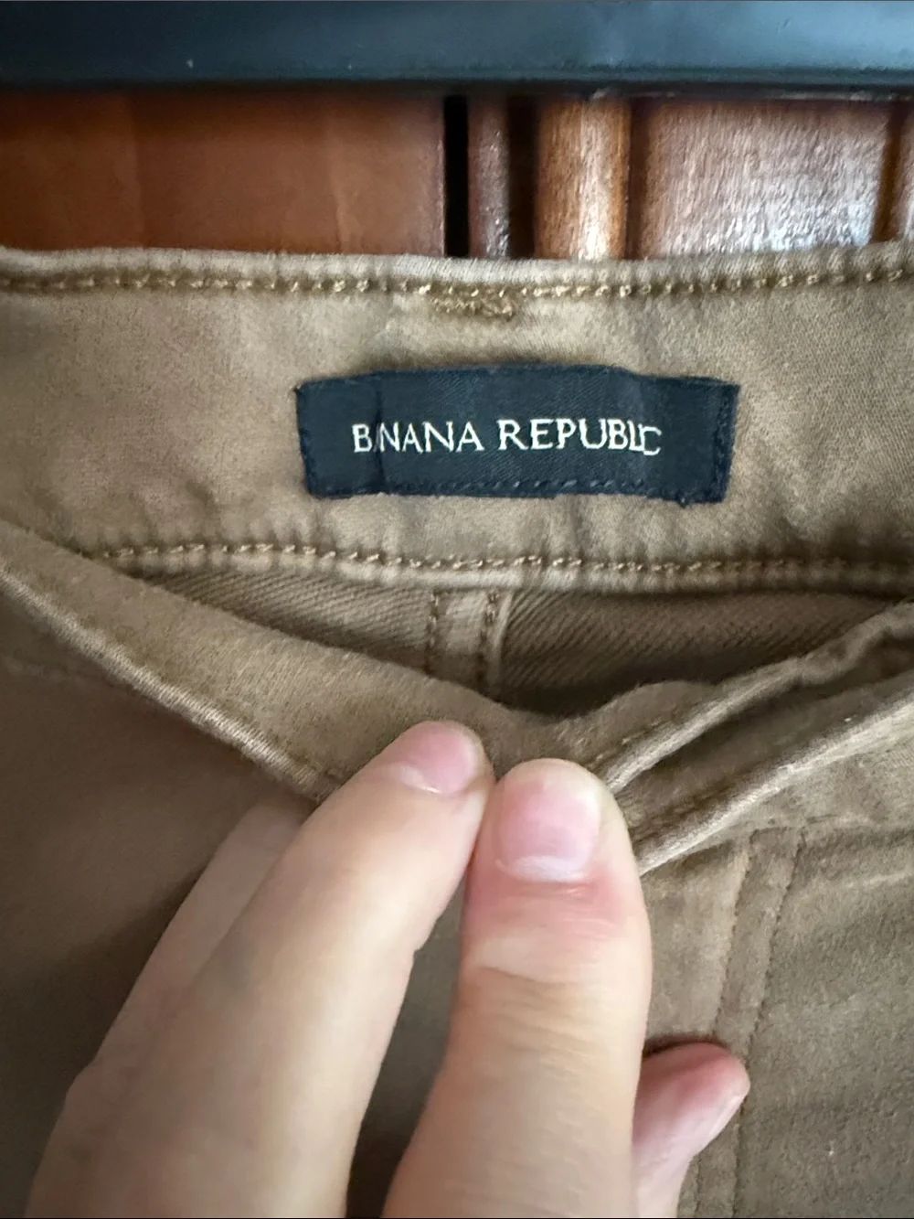 Banana Republic Men's Khaki Slim Chinos - Light Brown